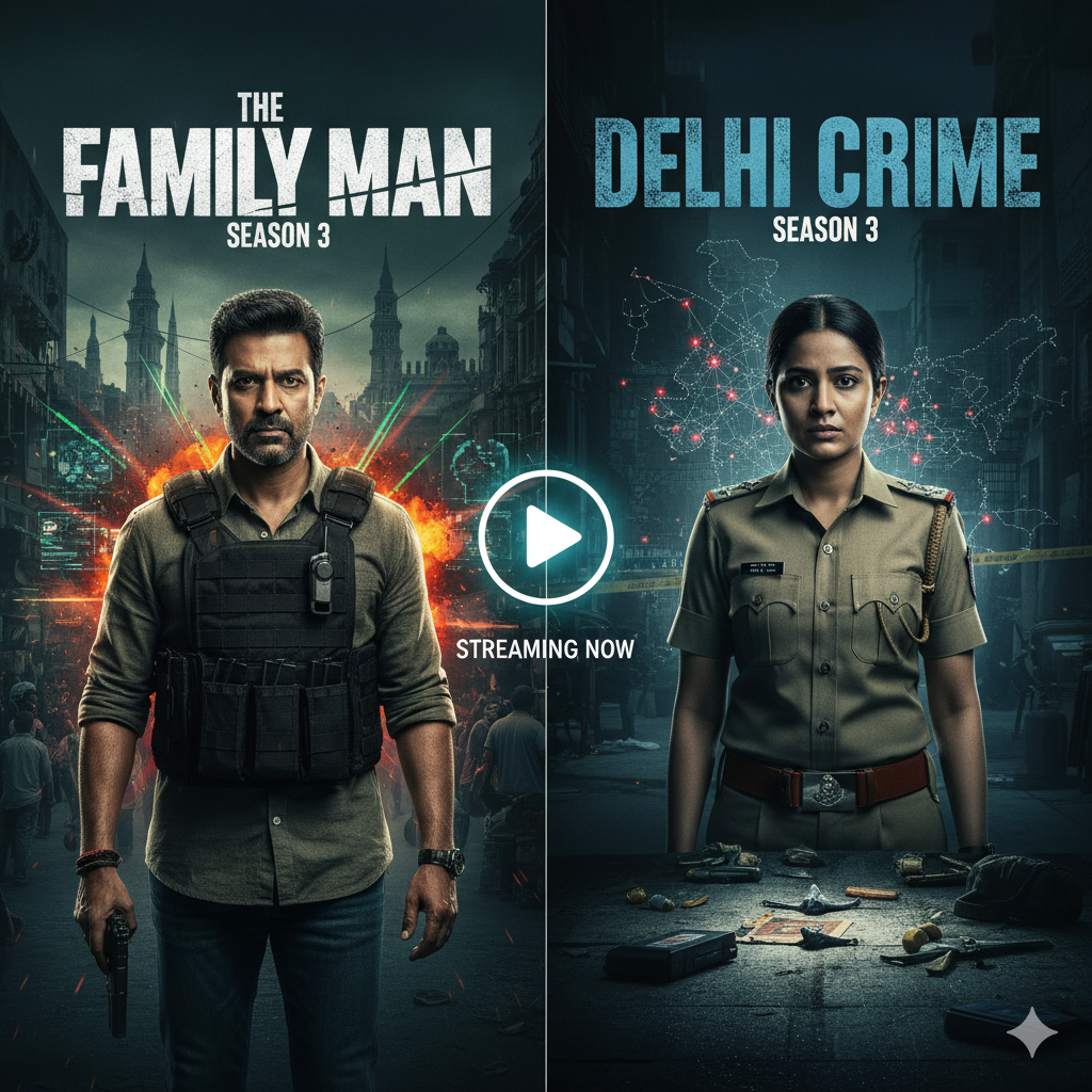 📺 Streaming Hits: "The Family Man Season 3" & "Delhi Crime Season 3" Dominate Audiences