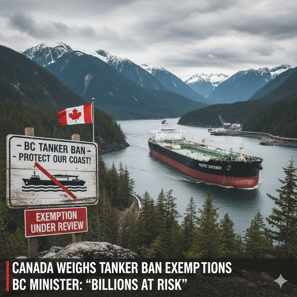 Inside Canada’s Heated Debate Over B.C.’s Tanker Ban and Alberta’s Pipeline Push